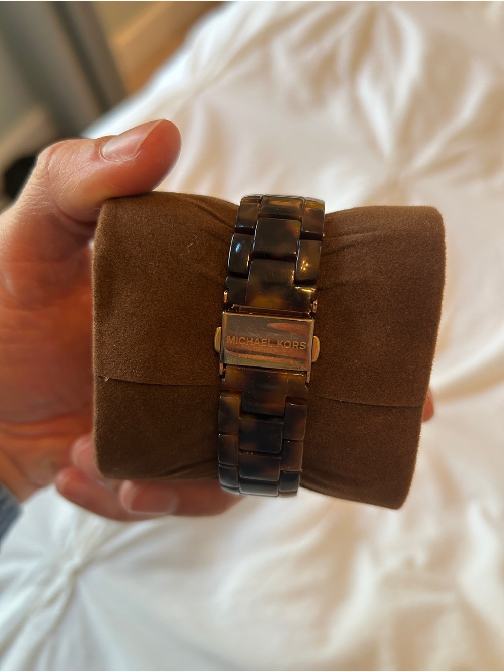 Michael Kors Brown and Gold Men's Chronograph Watch - Picture 4 of 5